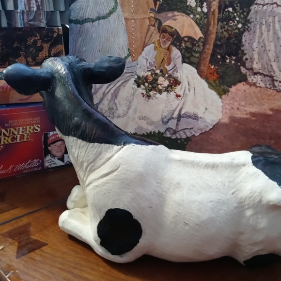 ๐ฎHomco Porcelain nativity Cow figurines Vintage Grazing Cow,Collectible Item.๐ - Picture 9 of 12